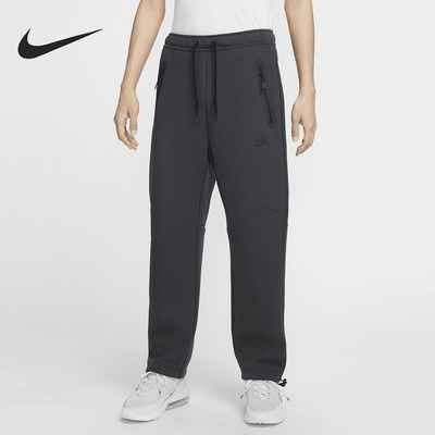 Nike/耐克正品Tech 男士简约系带针织直筒运动长裤HJ6534-060