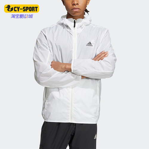 Adidas/阿迪达斯正品春季新款男子连帽防风运动夹克 HI3026