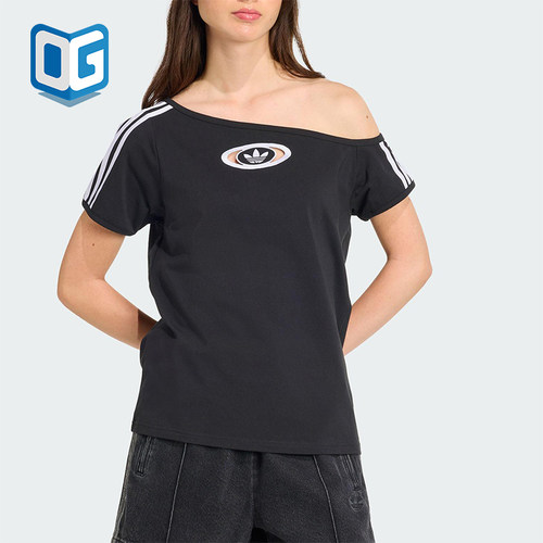 Adidas/阿迪达斯正品三叶草女士透气户外经典时尚休闲短袖KC8796