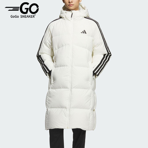 Adidas/阿迪达斯正品2025秋季款男士日常保暖长款羽绒服KC2497