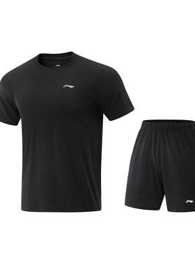 李宁正品乒乓球系列男女同款反光速干运动休闲比赛短袖T恤AATV071