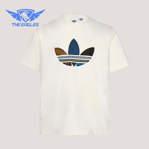 Adidas/阿迪达斯正品三叶草男士运动松弛感宽松轻盈短袖T恤KW5670