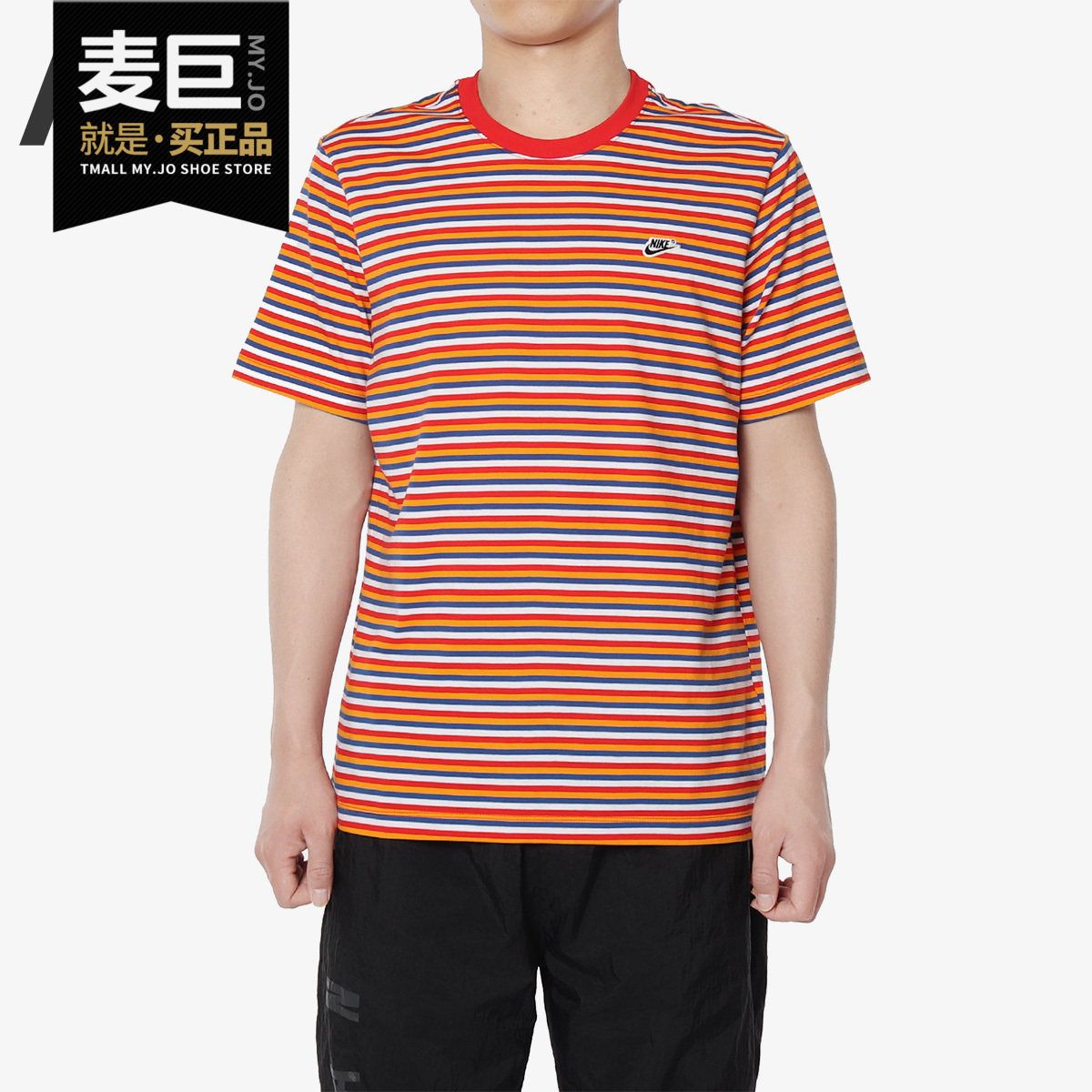 Nike/耐克正品M NSW TEE MINI FTRA 4 男子休闲短袖T恤AR5074-012