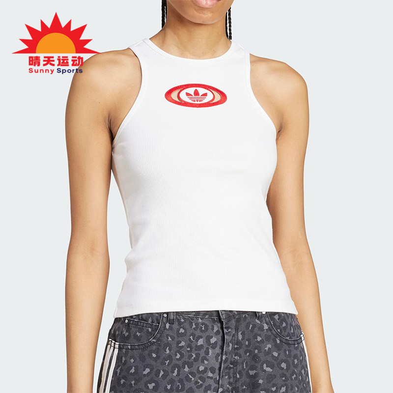 Adidas/阿迪达斯正品三叶草女士经典训练透气休闲运动背心KA2689 - 实物图