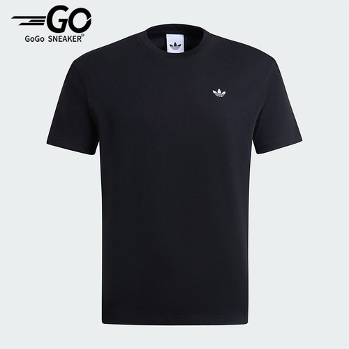 Adidas/阿迪达斯正品三叶草男女休闲针织套头圆领运动短袖IB7063