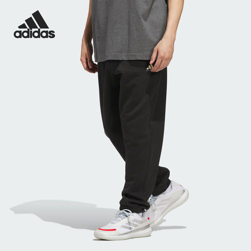 Adidas/阿迪达斯正品FL PANT男女加绒篮球经典弹力长裤JX5595