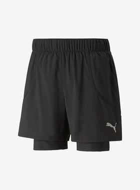 Puma/彪马正品夏季男士宽松透气-健身训练运动短裤523675-01