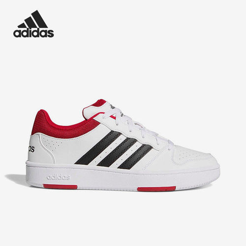Adidas/阿迪达斯正品空新款白红色校园经典简约板鞋KI1061