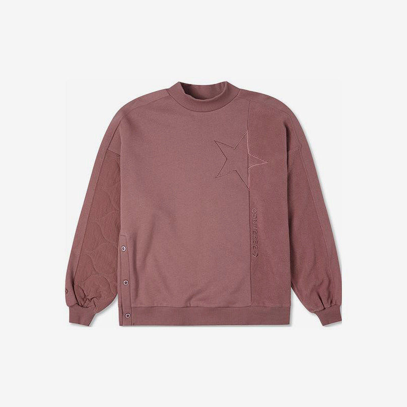 Converse/匡威正品运动女士圆领加绒套头卫衣套头衫10025056-A02,运动服/休闲服装,运动卫衣/套头衫,淘宝优惠券,粉丝福利购,淘宝优惠卷