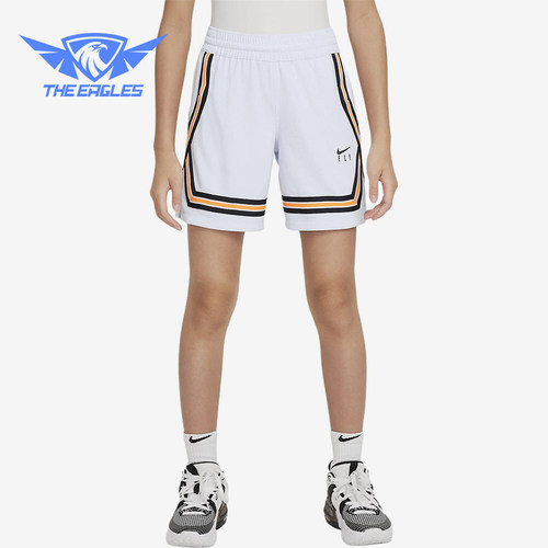 Nike/耐克正品儿童时尚休闲松紧高腰合身五分短裤DA1086-085
