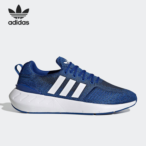 Adidas/阿迪达斯正品Swift Run22男女舒适耐磨低帮跑鞋GZ3498