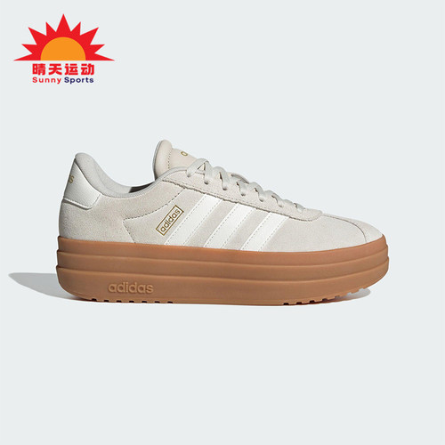 Adidas/阿迪达斯正品VL COURT BOLD女士运动厚底休闲板鞋JQ5633