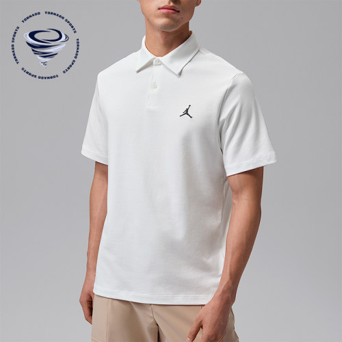 Nike/耐克正品JORDAN男士刺绣针织透气经典短袖POLO衫HQ8689-100