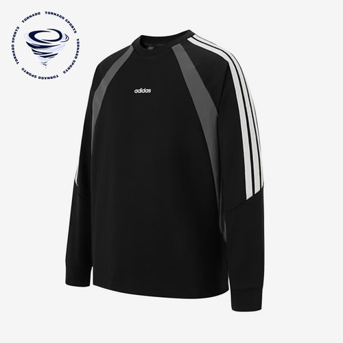 Adidas/阿迪达斯正品春秋男女复古运动休闲经典日常长袖T恤KG7145