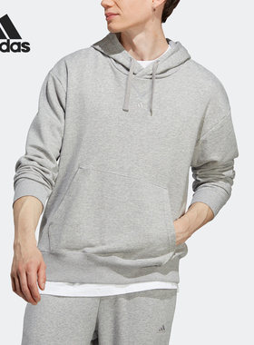 Adidas/阿迪达斯正品新款男子运动宽松长袖连帽卫衣IC9759