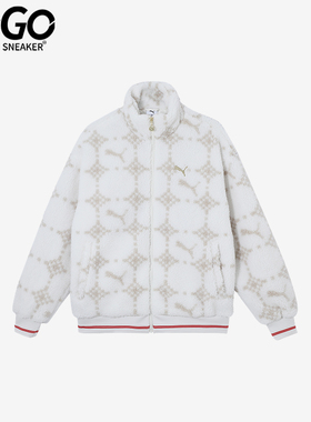 Puma/彪马正品运动休闲冬新款男士宽松保暖时尚毛绒外套631421-92
