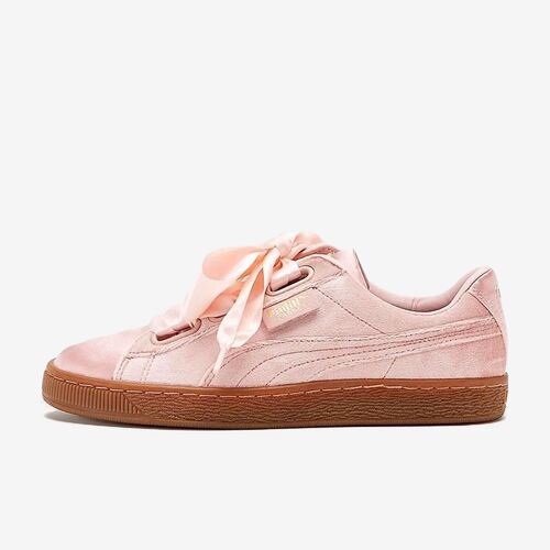 PUMA彪马正品Basket Heart VS女款蝴蝶结复古休闲板鞋366731-02
