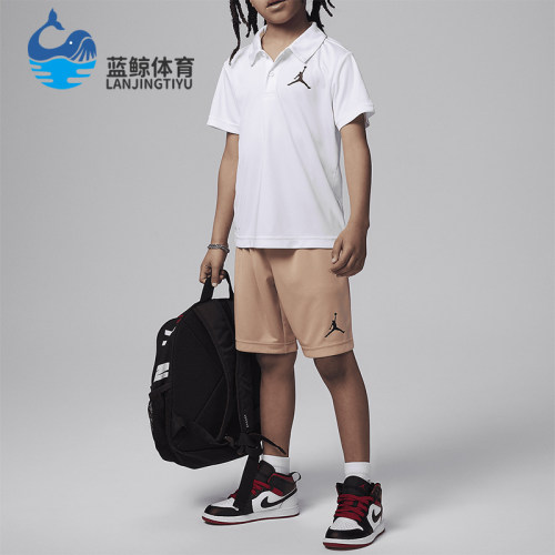 Nike/耐克小童翻领T恤短裤套装