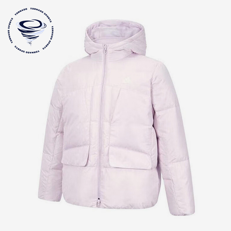 Adidas/阿迪达斯正品24冬大童加绒保暖三合一羽绒服JI8627