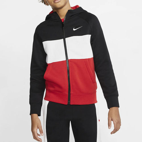 Nike/耐克正品当季 AIR 大童（男孩）全长拉链开襟连帽衫CJ7855