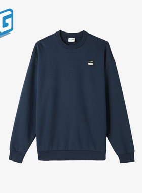 Puma/彪马正品PUMAS Crew男士宽松休闲户外针织保暖运动卫衣