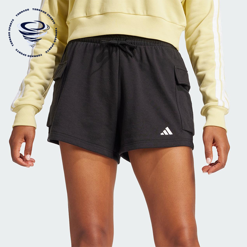 Adidas/阿迪达斯正品夏季新款女士经典宽松透气针织短裤JD9944