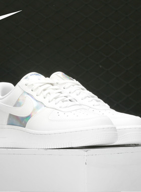 Nike/耐克正品 AF1 镭射渐变 空一号女子休闲板鞋CJ9704-100