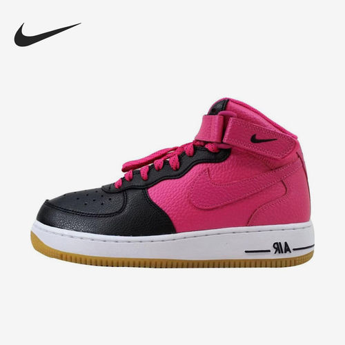 Nike耐克正品Air Force 1女款中帮运动休闲缓震板鞋518218-016