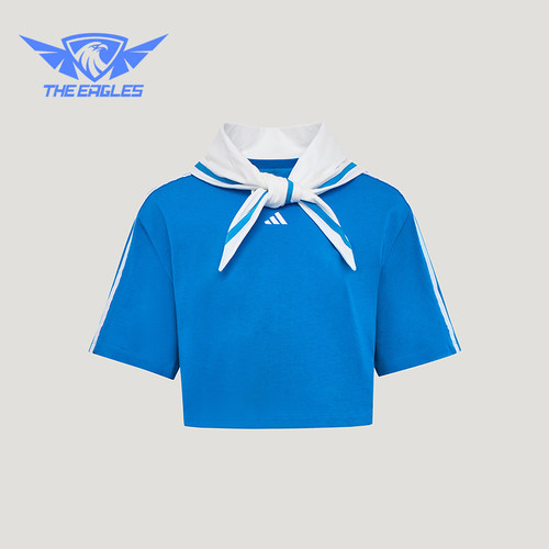 Adidas/阿迪达斯正品夏季款女士简约休闲套头短袖T恤KZ4180