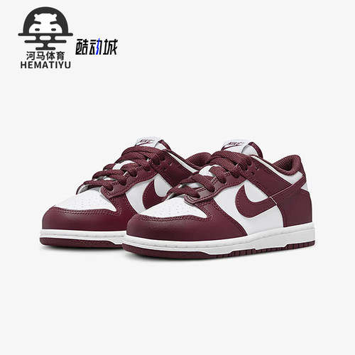 Nike/耐克正品Dunk Low小童运动轻盈户外拼接板鞋FB9108-115
