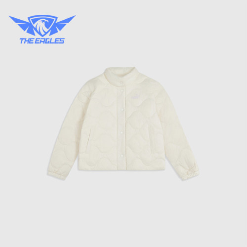 Puma/彪马正品SHORT女士短款立领落肩长袖羽绒夹克640306-87
