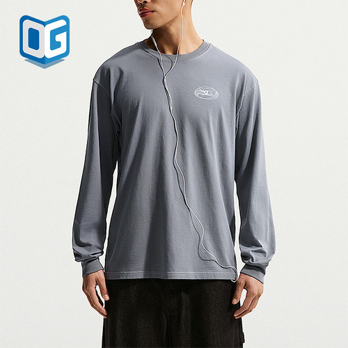 Nike/耐克正品男士时尚经典透气圆领套头长袖T恤IQ3770-065