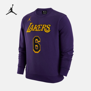 Nike 洛杉矶湖人队男子训练运动休闲圆领卫衣DR2409 耐克官方正品