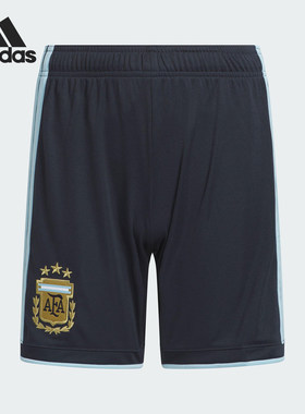 Adidas/阿迪达斯正品2026春季款大童松紧腰足球短裤KA8113