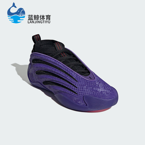 Adidas/阿迪达斯正品新款男女同款稳定缓震回弹篮球鞋JS0644