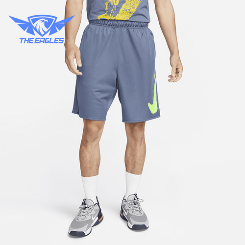 Nike/耐克正品2025男士日常松紧腰透气印花耐穿短裤FB7949-491