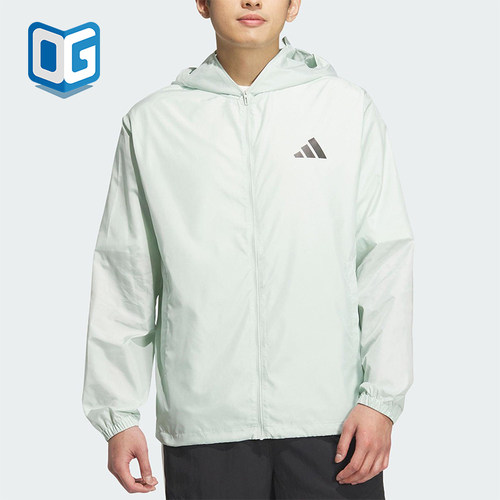 Adidas/阿迪达斯正品JACKET男女运动连帽防晒休闲经典夹克KA9291