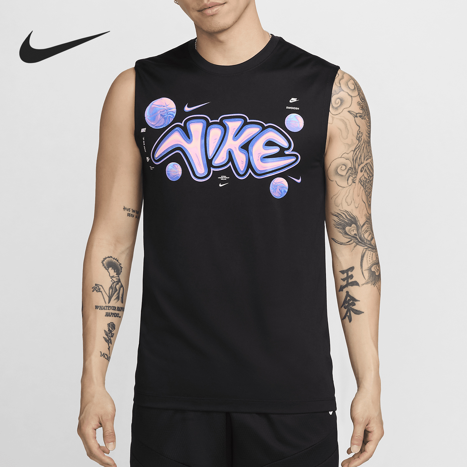 Nike/耐克男士印花无袖篮球T恤
