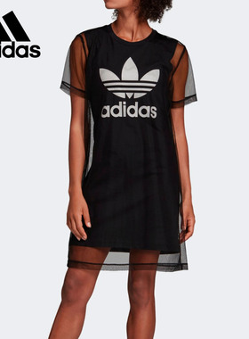 Adidas/阿迪达斯正品 TEE DRESS 三叶草女子运动连衣裙FL0028