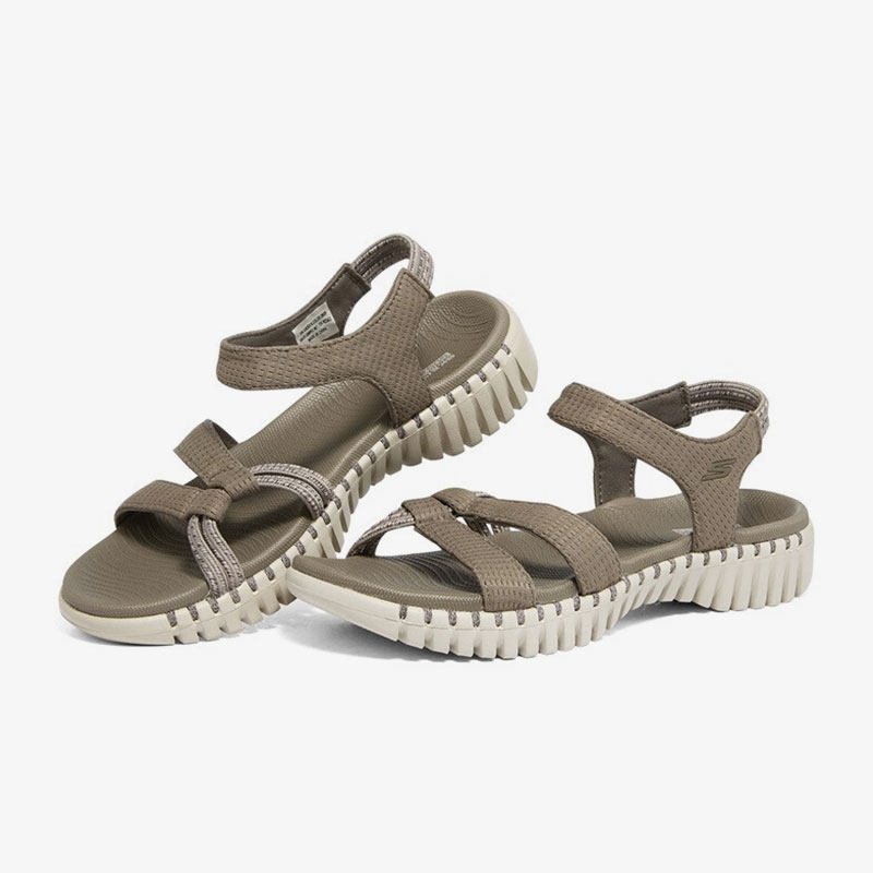 Skechers/斯凯奇正品夏季女子轻便透气舒适时尚休闲运动凉鞋