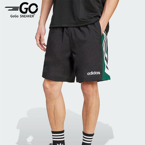 Adidas/阿迪达斯正品2025夏季款男士宽松运动经典休闲短裤JX3077