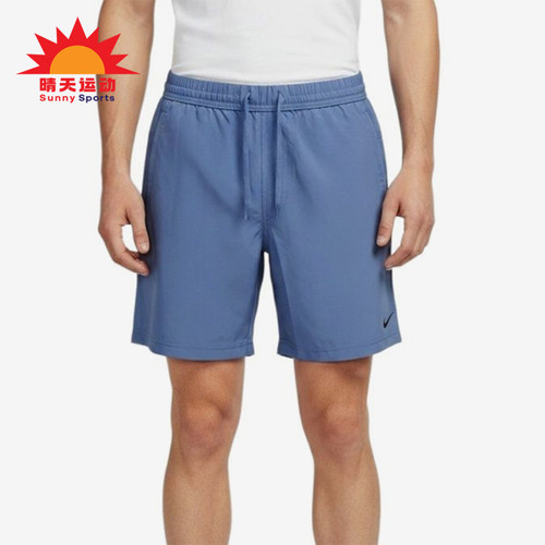 Nike/耐克正品男士经典运动LOGO图案系带休闲短裤DV9858-459