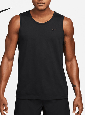 Nike/耐克正品Dri-FIT男士圆领训练吊带背心T恤DV9833-010