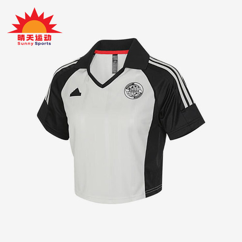 阿迪达斯女士运动简约短袖