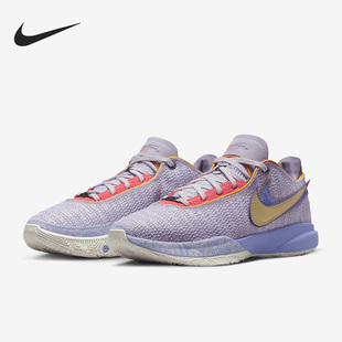 Nike/耐克正品LeBron 20 Violet Frost男士篮球鞋DJ5423-500