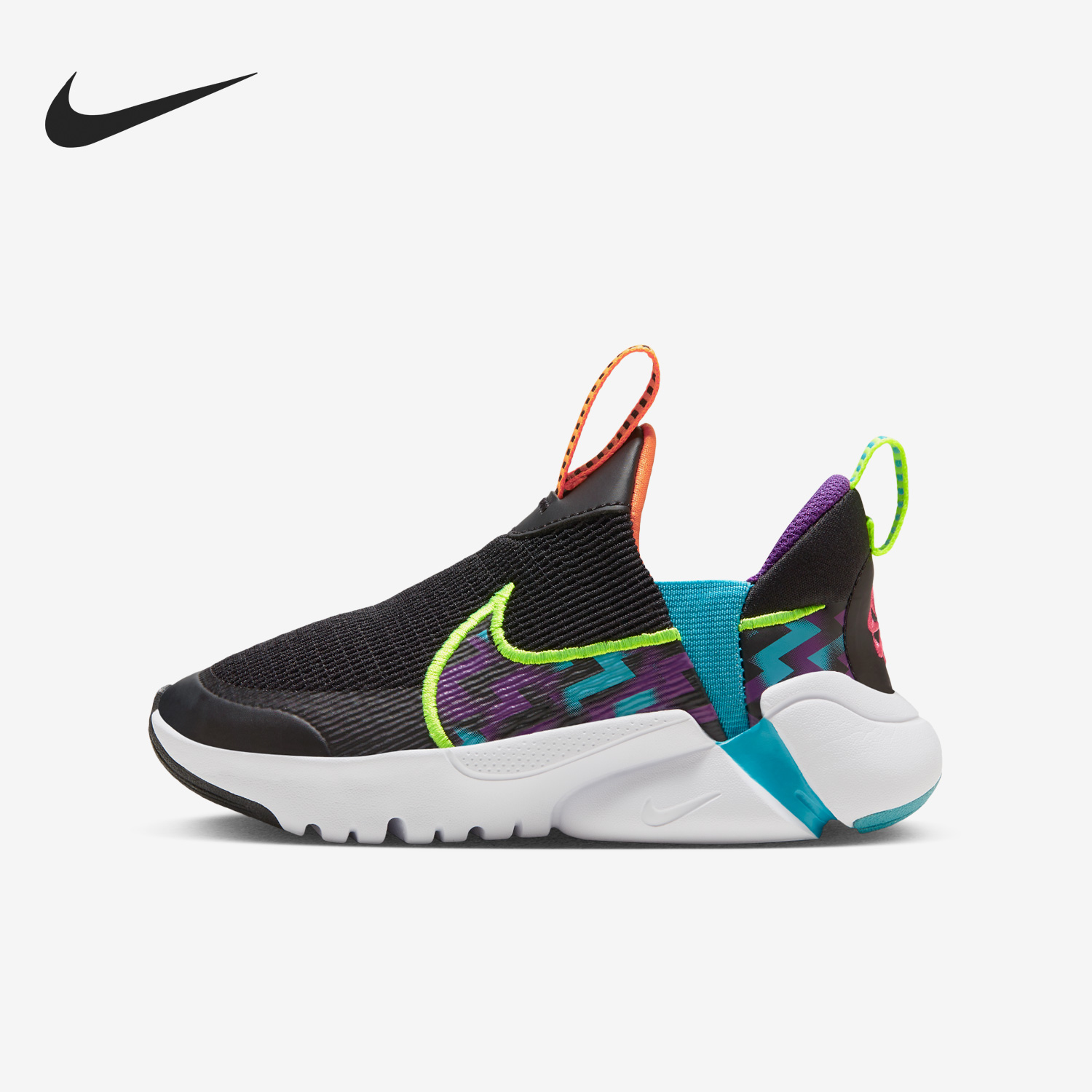 Nike/耐克正品运动GS女子大童低帮厚底系带跑步鞋FB2355-001