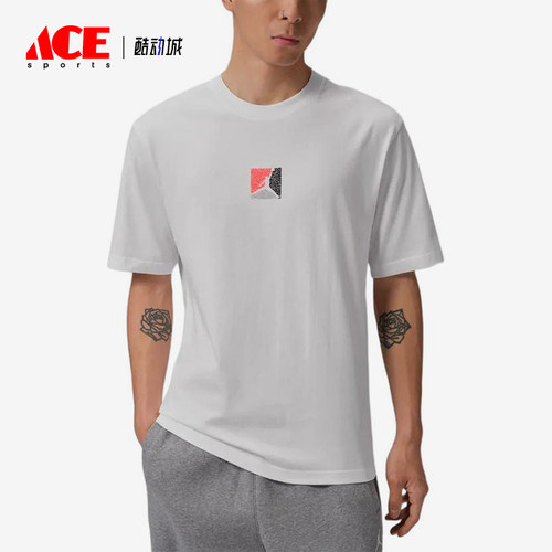 Nike/耐克正品JORDAN新款男白色印花圆领经典短袖T恤IF3065-100