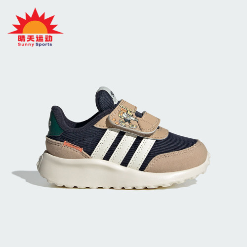 阿迪达斯婴童魔术贴运动休闲鞋