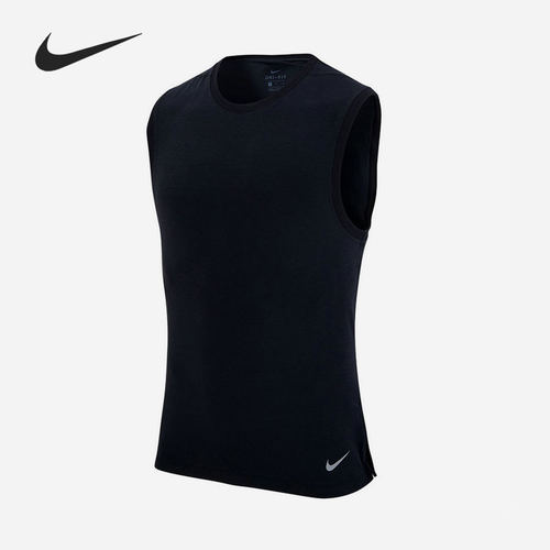 Nike/耐克正品Dri-FIT运动背心新款男黑色运动背心CN9819-010