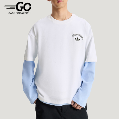 Adidas/阿迪达斯正品三叶草男士简约圆领轻质透气短袖T恤KT3041